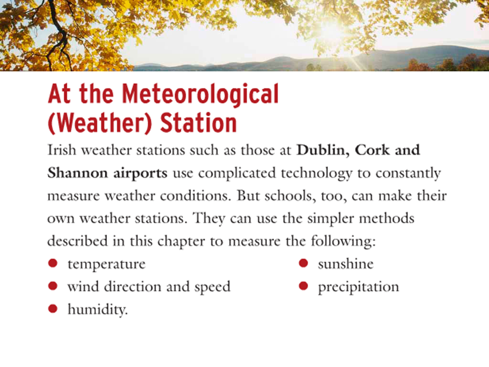 Weather Instruments  Geography @ Finn Valley College